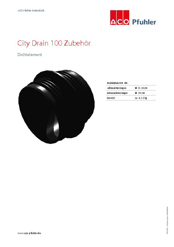 datenblatt-city-drain-nw100-klasse-c-zubehoer-dichtelement-ACO-pfuhler.pdf