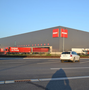 Neubau des Penny Logistikzentrums - Kronau