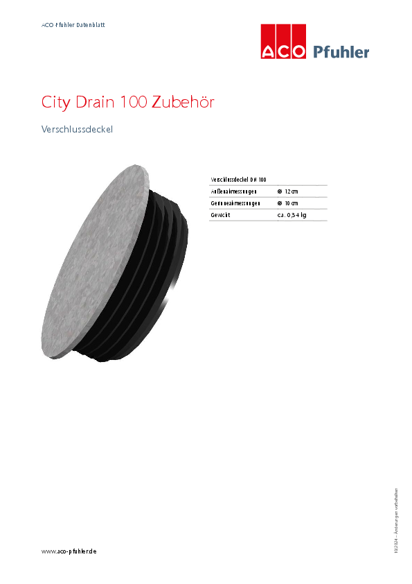 datenblatt-city-drain-nw100-klasse-c-zubehoer-verschlussdeckel-ACO-pfuhler.pdf