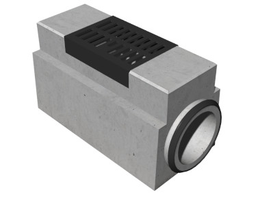 Rendering einer Area Drain Reinigungsrinne